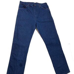 Wrangler 13MWZ Cowboy Cut Jeans 38×34 Blue 100% Cotton
